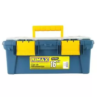 Caja de herramientas 16"" azul petroleo rimax